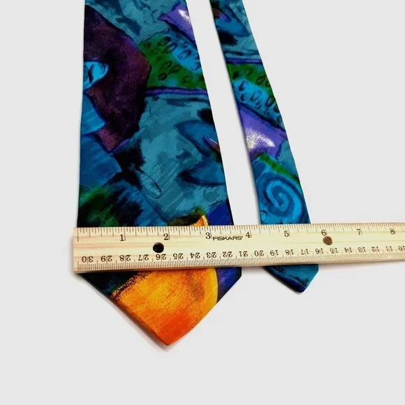 Legacy By Belle Men Necktie Business Silk Dad Gift Work Office Abstract Art B - Picture 3 of 6